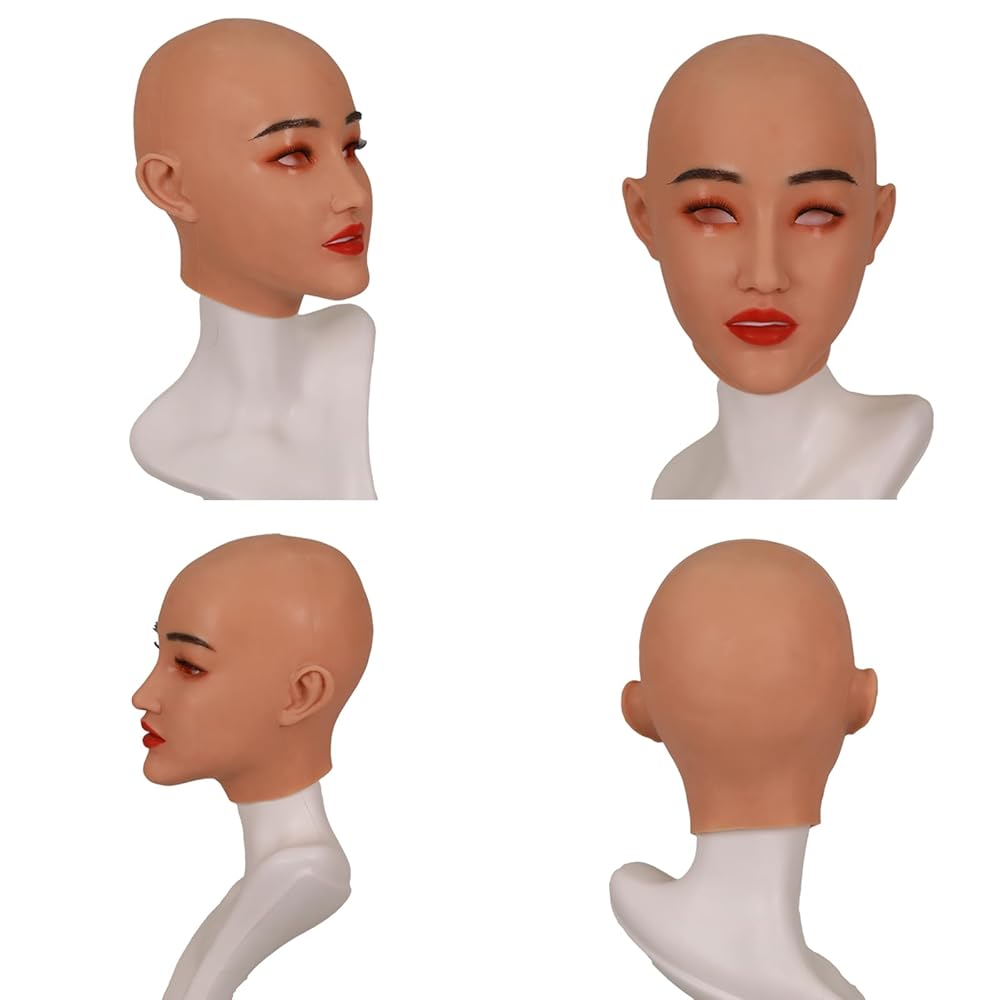 Amazon.co.jp: [BodhiTCM] シリコンマスク 女装仮面 シリコン